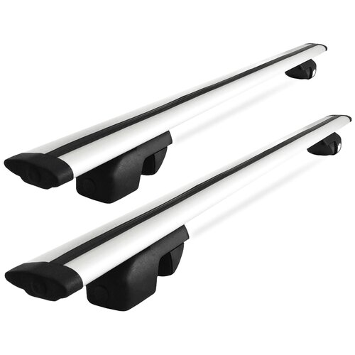 фото Багажник amos nowy для toyota corolla универсал 2002-2007 5 дв., с серебристыми крыловидными дугами 80 мм х 120 см без замков