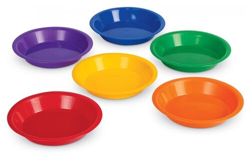 Развивающая игрушка Learning Resources Цветные тарелки, разноцветный