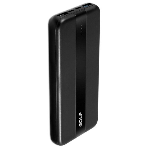 фото Внешний аккумулятор golf g92pd 10000 mah g92pd, 2*usb + type-c power delivery + quick charge 18w, черный