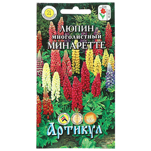 Семена Артикул Люпин многолетний Минаретте 0.5 г