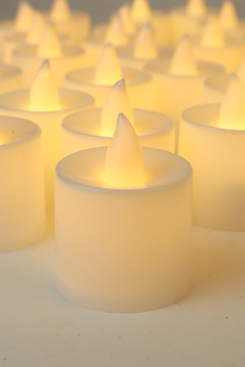 Набор светодиодных свеч Vapaa, 24 штуки, 4,5 см, белый
