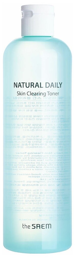 The Saem Тонер Natural Daily Skin Clearing, 500 мл