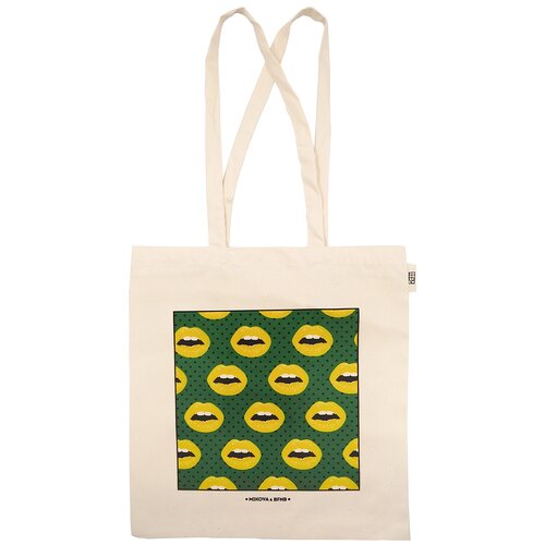 фото Сумка шопер "губы" лайт bfnb