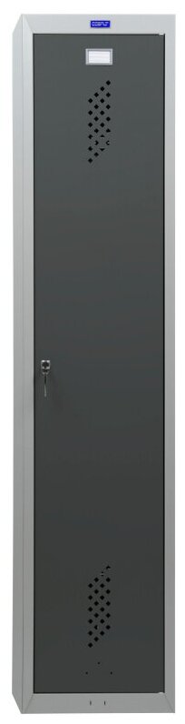 Шкаф для одежды металлический Cobalt Locker 11-40(базовый модуль)R7043/7038 - фотография № 4