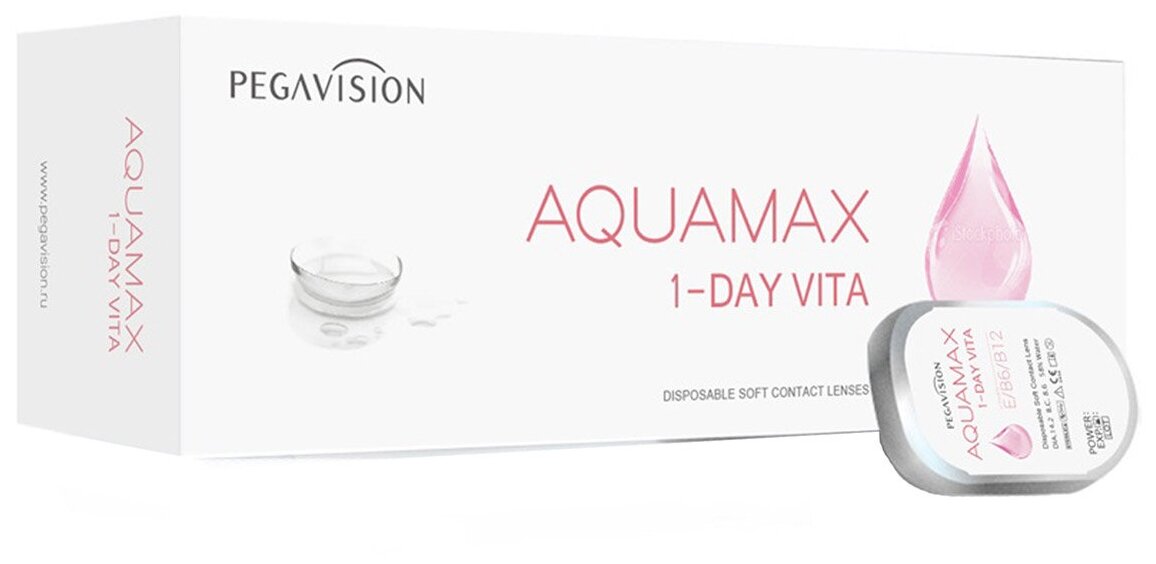 PegaVision Aquamax 1 day Vita (30 линз) -7.00 R 8.6