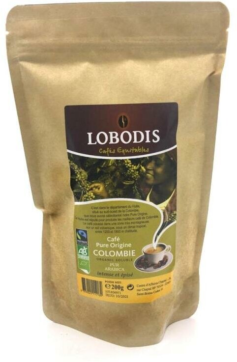 Кофе растворимый Lobodis Colombie 200 гр.