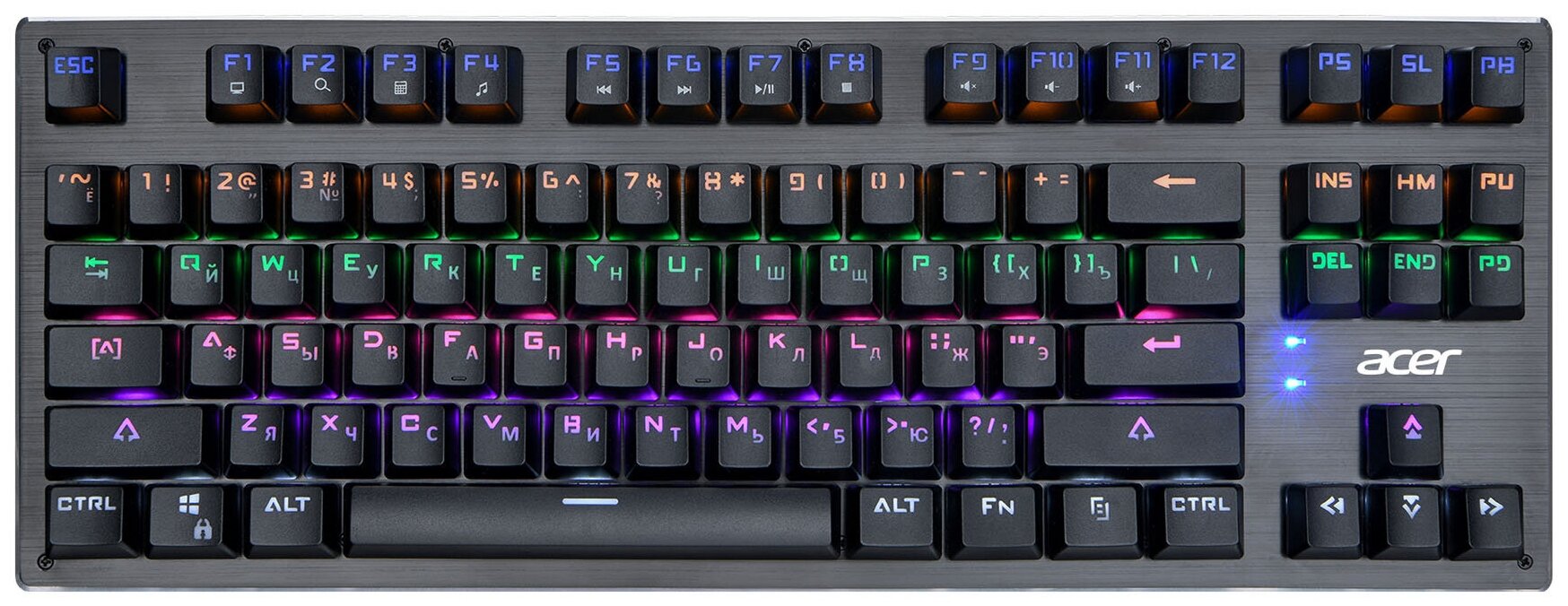 Клавиатура Acer OKW126, русские и английские буквы, черный (zl. kbdee.00g)