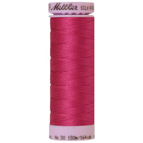 Нить для машинного квилтинга SILK-FINISH COTTON 50, 150 м 100% хлопок 1417 Peony ( 9105-1417 ) нить для машинного квилтинга silk finish cotton 50 150 м 100% хлопок 0501 wildfire 9105 0501