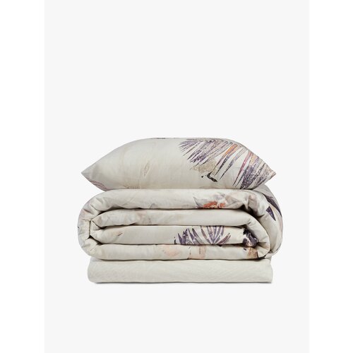 Комплект постельного белья Linens Saten All Day Libra, 1.5-спальное, сатин, бежевый