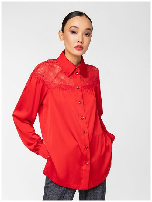 Блуза  Lo, размер 44, красный