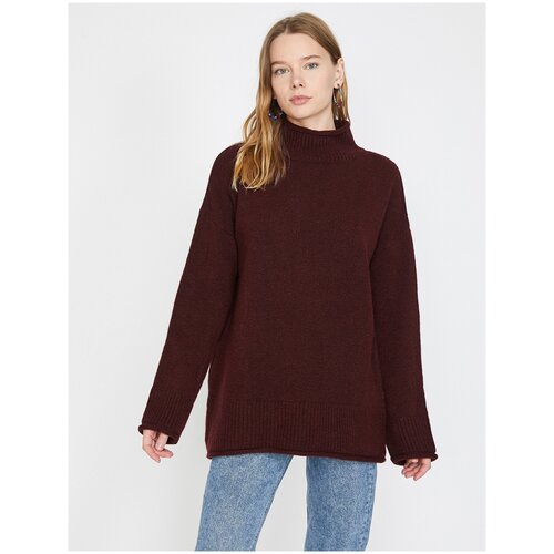 фото Свитер koton, размер s(36), 480 бордовый