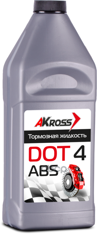 Тормозная Жидкость Dot-4 (Серебро) 910Г AKross арт. aks0004dot