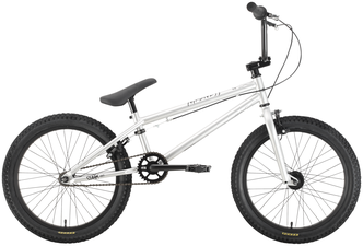 Велосипед BMX STARK Madness BMX 1 (2021) серебристый/черный (требует финальной сборки)