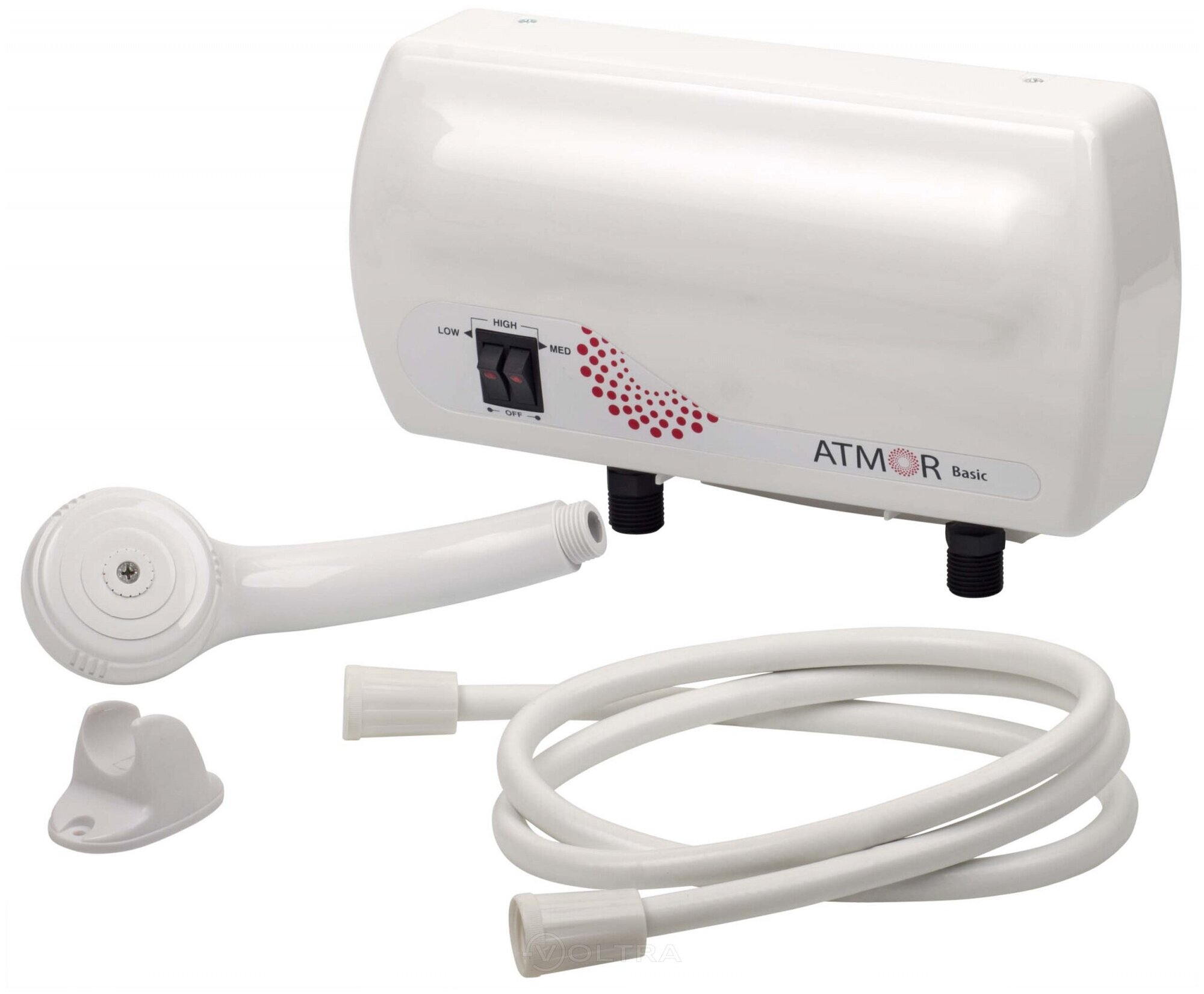 Проточный водонагреватель ATMOR Basic 5 Kw SHOWER (душ) - фотография № 3