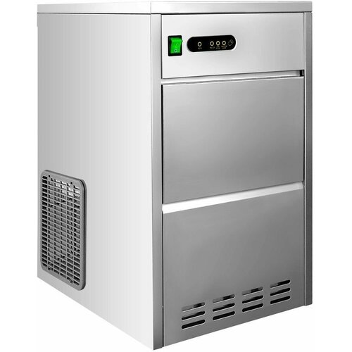 Льдогенератор пальчикового льда 50 кгсут бункер 25 кг с корпусом из нержавеющей стали Koreco AZ 5025 SI 109883₽