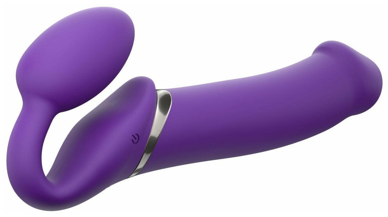Strap-on-me Страпон безремневой силикон 3 Moteurs XL, D: 4.5 см, violet — купить в интернет-магазине по низкой цене на Яндекс Маркете
