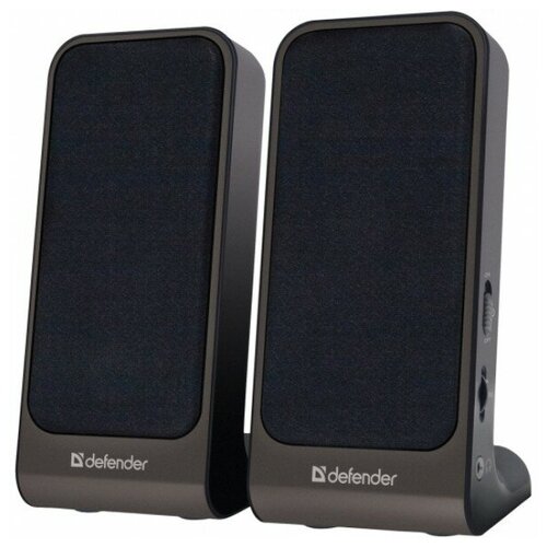 Колонка компьютерная 20 Defender SPK-225 пластик USB AUX MP3 цвет чёрный 81500₽