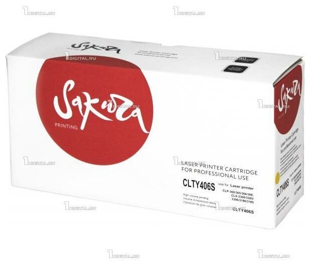 картридж Sakura CLTY406S - фото №10