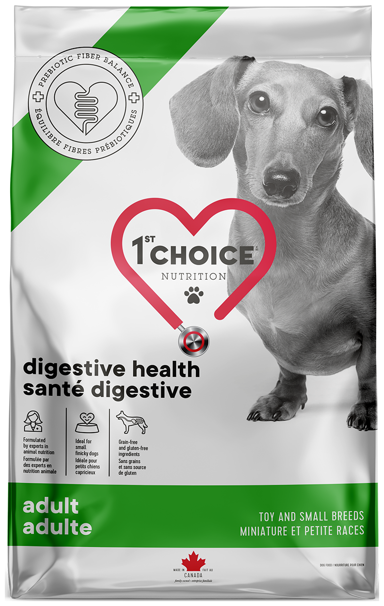 Сухой корм для собак 1st Choice беззерновой при чувствительном пищеварении (для мелких и карликовых пород)