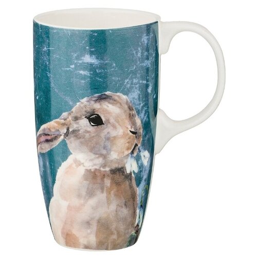 фото Кружка lefard лесная сказка заяц 756-217, 500 мл, синий