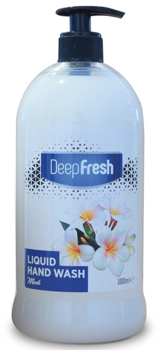 Жидкое туалетное мыло для рук Deep Fresh серия Семейное мускус, 1000 мл.