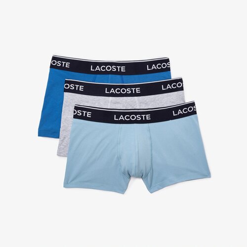 Боксеры 3 шт Lacoste Pack Of 3 Casual Black Trunks L для мужчин