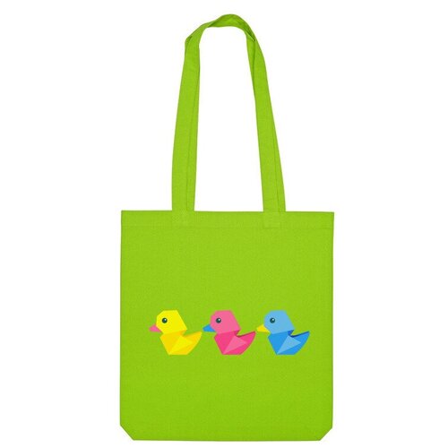 фото Сумка шоппер us basic, зеленый