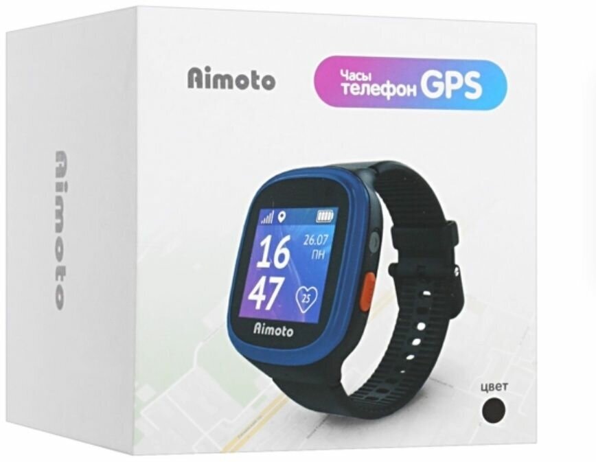 Детские умные часы с GPS Aimoto Start 2 (Черный) - фотография № 12