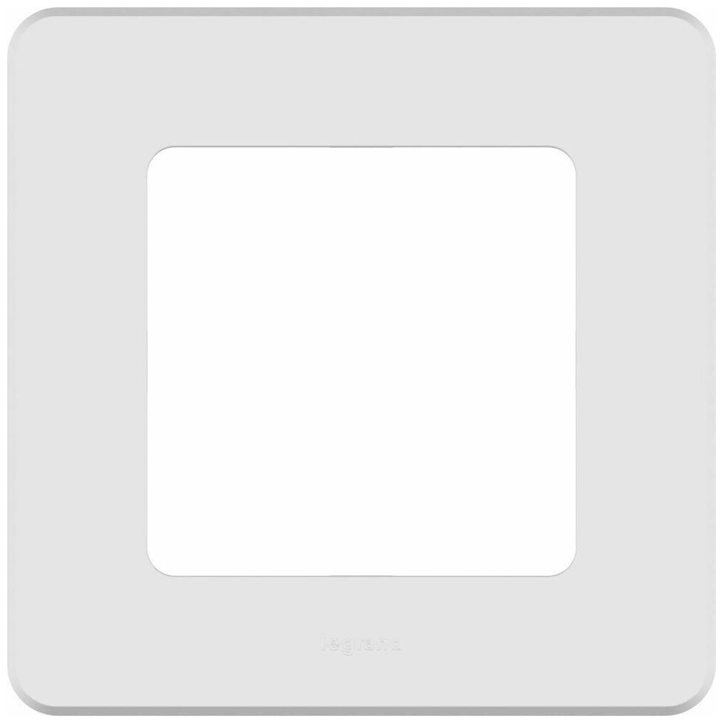 фото Рамка Legrand Inspiria одноместная универсальная белый (комплект из 30 шт)