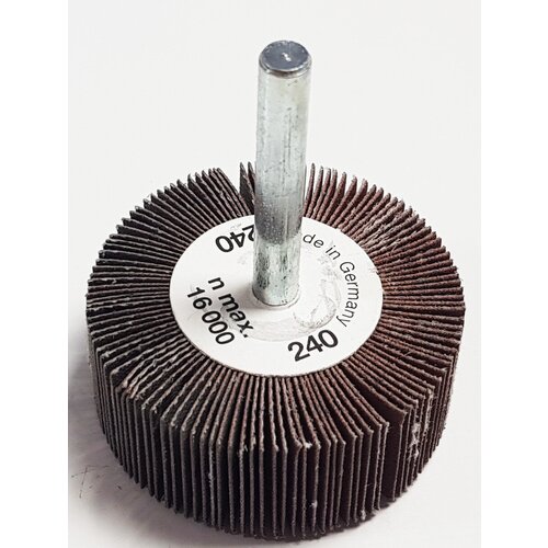 Зачистные круги Gunter Flap Wheels Р240 на металлическом шпинделе, 1 шт