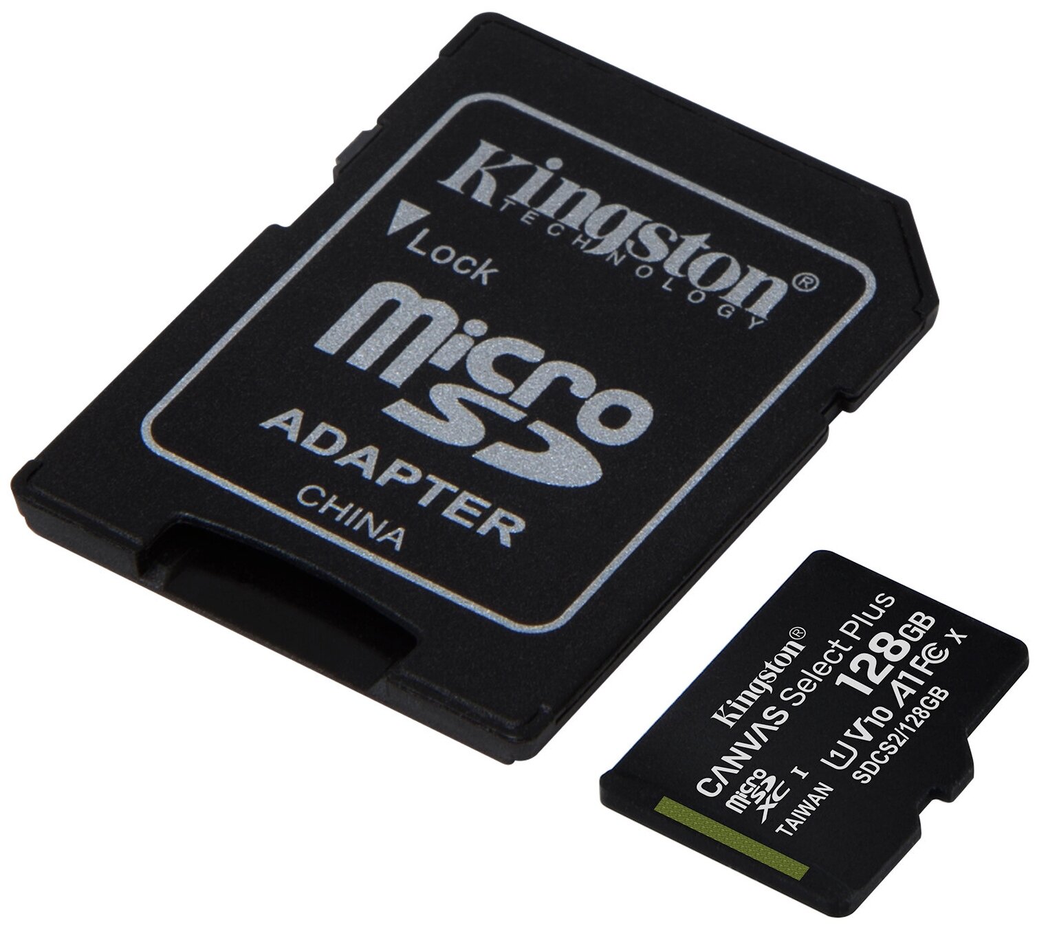 Карта памяти MICRO SDXC 128GB UHS-I W/ADAPTER SDCS2/128GB KINGSTON