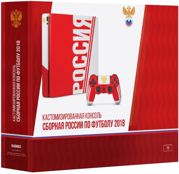 Игровая приставка Sony PlayStation 4 Slim 1000 ГБ HDD «Сборная России»