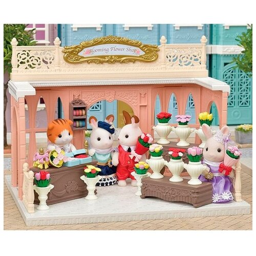 фото Sylvanian families town series набор "магазин дивных цветов" 5360