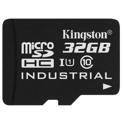 Промышленная карта памяти microSDHC Kingston, 16 Гб темп. режим от -40℃ до +85℃, с адаптером, SDCIT/16GB