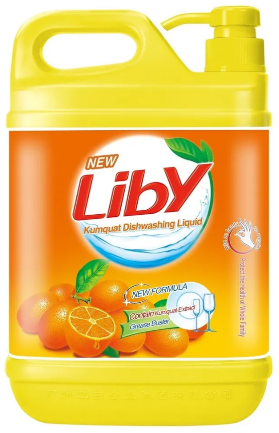 Liby Средство для мытья посуды, овощей и фруктов Апельсин 1,5 кг
