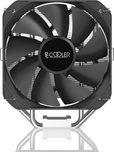 Кулер для процессора PCCooler Paladin 400 S115X/1200/1700/AM4 (20 шт/кор, TDP 200W, 130mm PWM FAN, 4 тепловые трубки 6мм, 800-1600RPM, 18-28,6dBa) (Paladin 400)