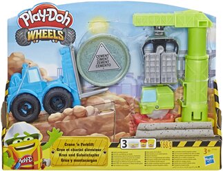 Масса для лепки Play-Doh Wheels Кран-погрузчик (E5400)
