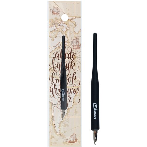 Перо остроконечное ArtSpace, классическое, с держателем, в пакете, 3 штуки