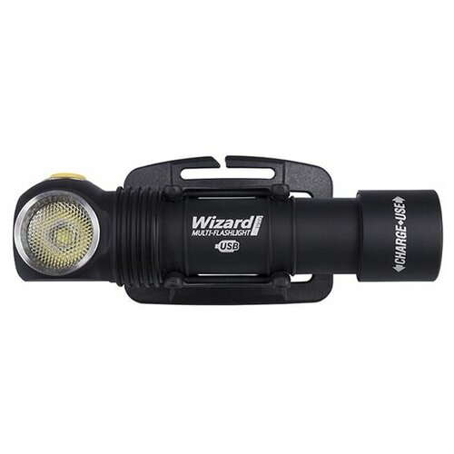 фото Фонарь налобный armytek wizard c2 pro v4 magnet usb + abm01 + 18650, xhp50.2, холодный свет, 2500 лм, 1x18650