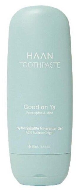 HAAN, Зубная паста с пребиотиками Эвкалипт и мята / TOOTHPASTE GOOD ON YA, 50 мл