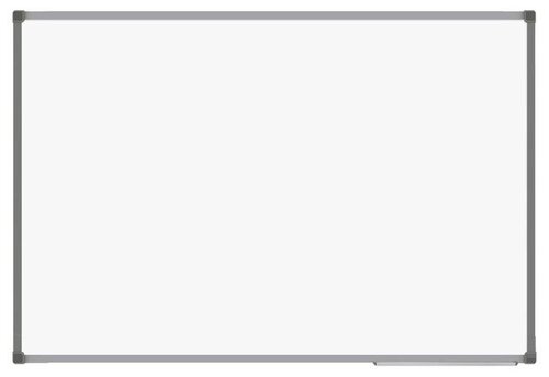 Доска магнитно-маркерная 100х150 см, BoardSYS, белая, настенная с полочкой
