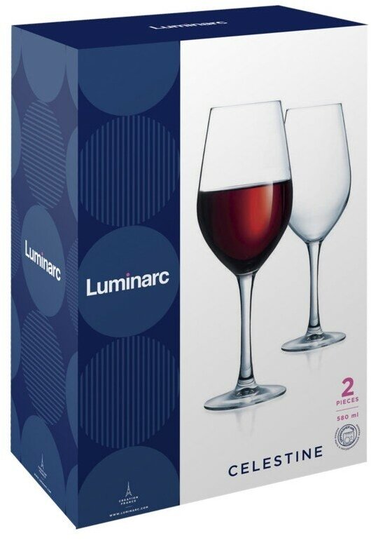 набор бокалов LUMINARC Селест Золотистый хамелеон 6шт. 350мл вино стекло - фото №7