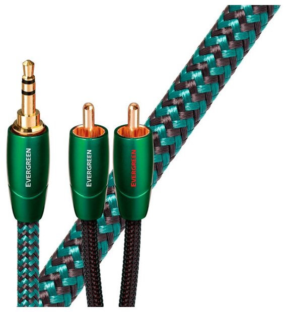 Кабель аудио 1xMini Jack - 2xRCA Audioquest Evergreen 3.5mm-RCA 1.0m