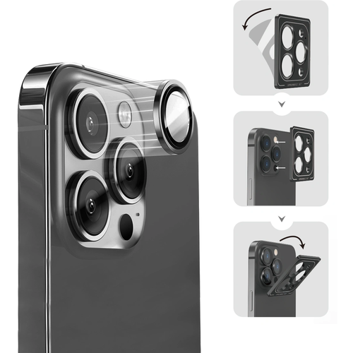 Защита объектива WiWU Lens Guard Perfect Tempered Glass для iPhone 14/14 Plus Silver
