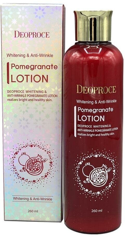 DEOPROCE ANTI-WRINKLE POMEGRANATE LOTION Антивозрастной лосьон для лица с с экстрактом граната