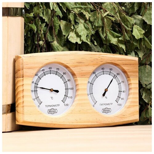 Добропаровъ Термометр-гигрометр для бани, деревянный чельцов а в измерительные устройства для контроля качества нефтепродуктов