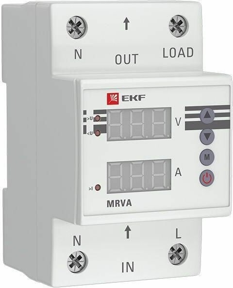 Реле напряжения и тока с дисплеем MRVA 32А PROxima EKF MRVA-32A