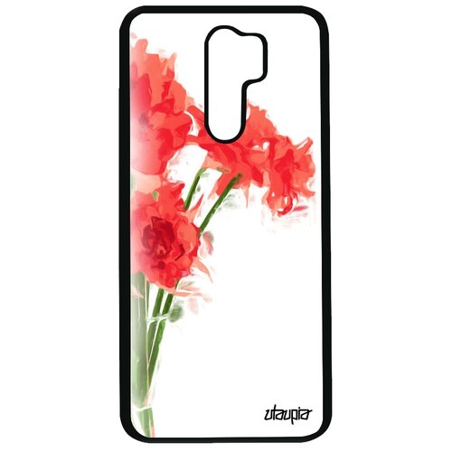 фото Чехол на телефон redmi 9, "цветы" букет бутон utaupia