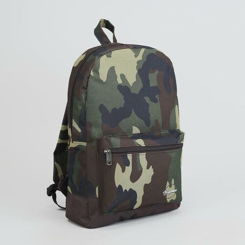 Рюкзак молодежный Bagamas наружный карман, камуфляж|хаки