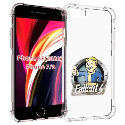 Чехол MyPads Fallout-4 для iPhone 7 4.7 / iPhone 8 / iPhone SE 2 (2020) / Apple iPhone SE3 2022 задняя-панель-накладка-бампер чехол mypads forza horizon 4 для iphone 7 4 7 iphone 8 iphone se 2 2020 apple iphone se3 2022 задняя панель накладка бампер